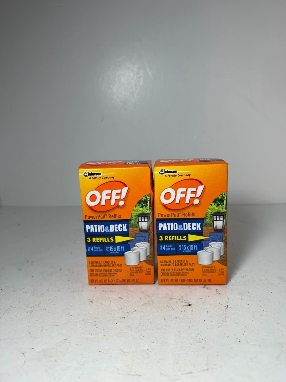 Patio & Deck PowerPad Refills - Orange - 3 Refills (Pack of 2)
